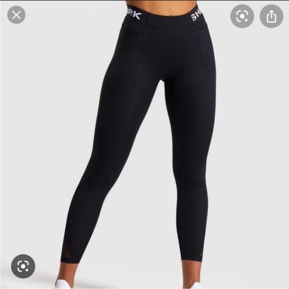 Gymshark Legacy Fitness 7/8 Leggings Black - Picture 1 of 13